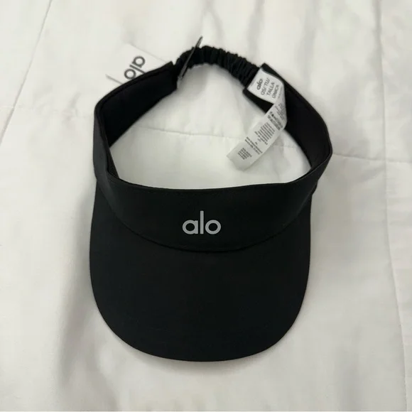 Alo performance eclipse black logo visor hat - Picture 2 of 4